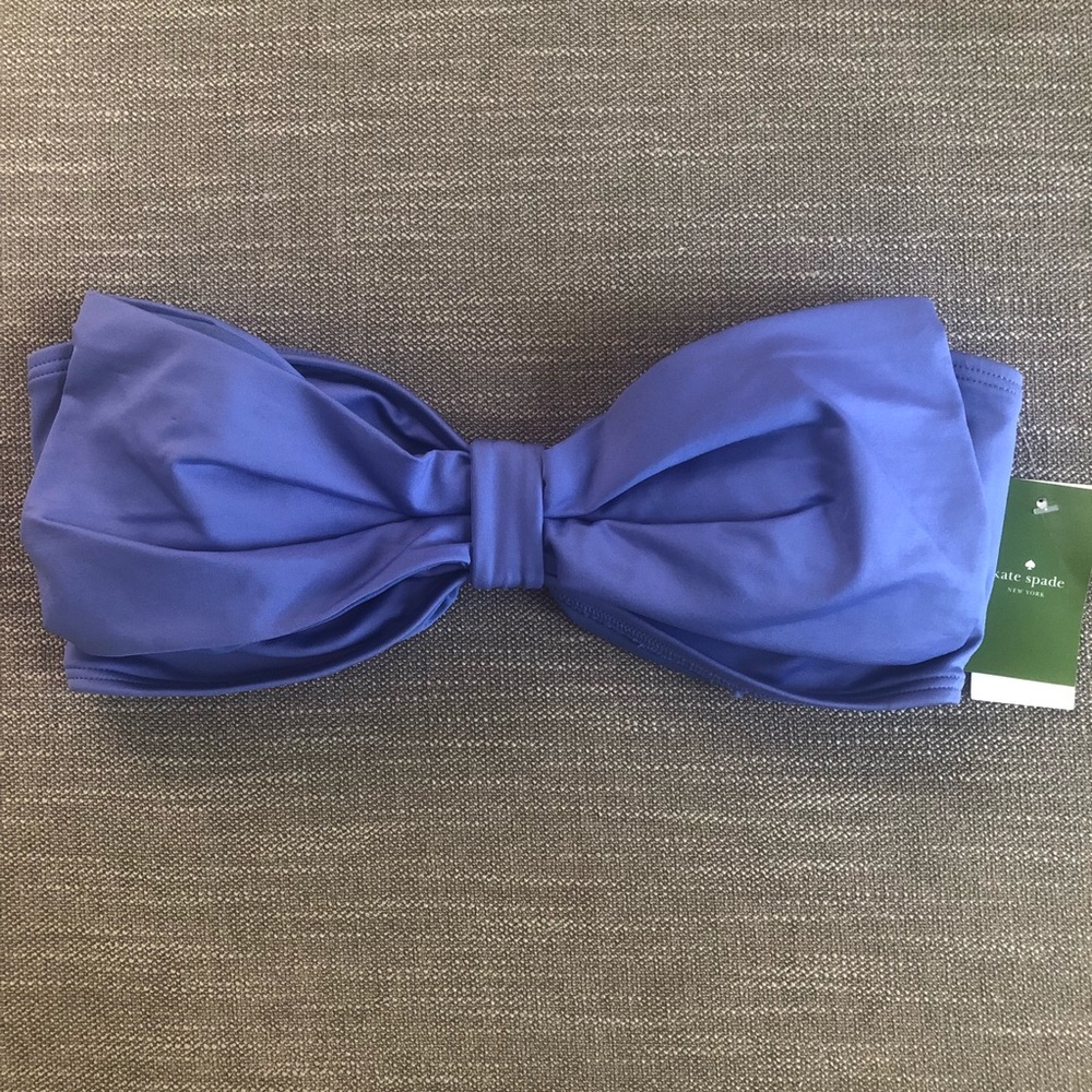 Kate Spade bandeau bow swim top
